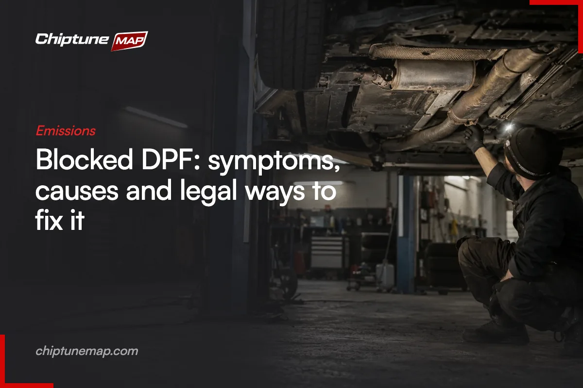 Blocked DPF: symptoms, causes and legal ways to fix it