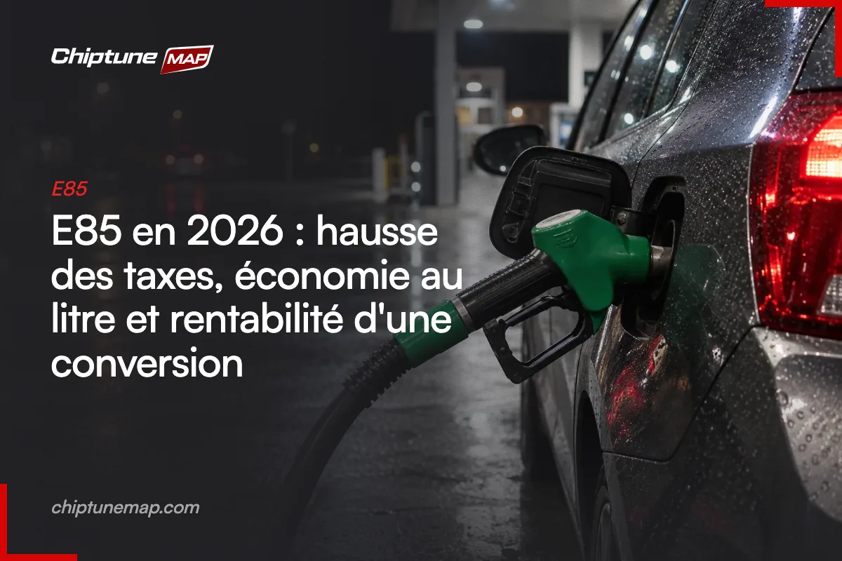 E85 en 2026 : hausse des taxes, économie au litre et rentabilité d'une conversion