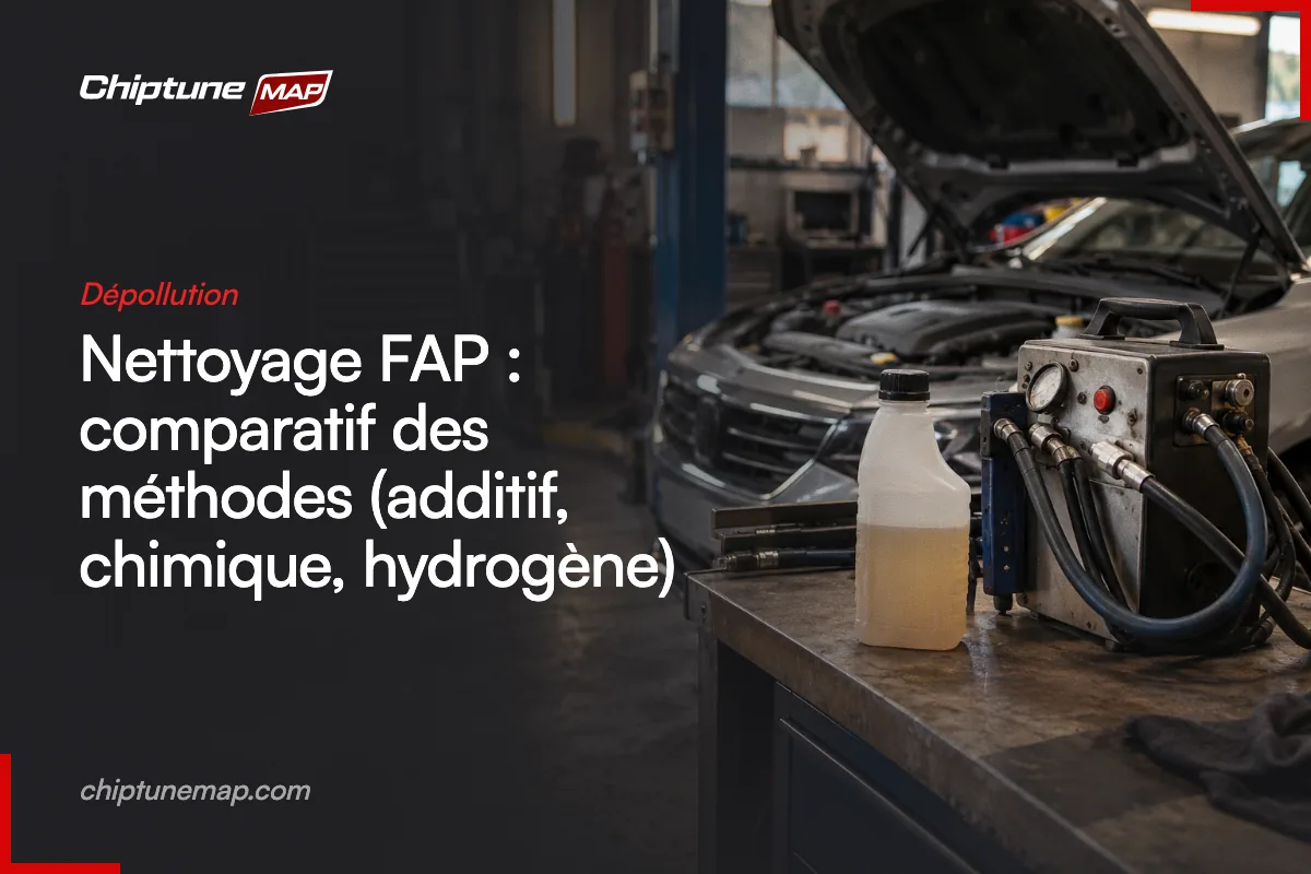Nettoyage FAP : comparatif des méthodes (additif, chimique, hydrogène)